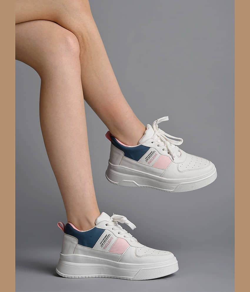 Shoetopia - White Women's Sneakers - Casual Shoes | Buy online on ZillyBuy