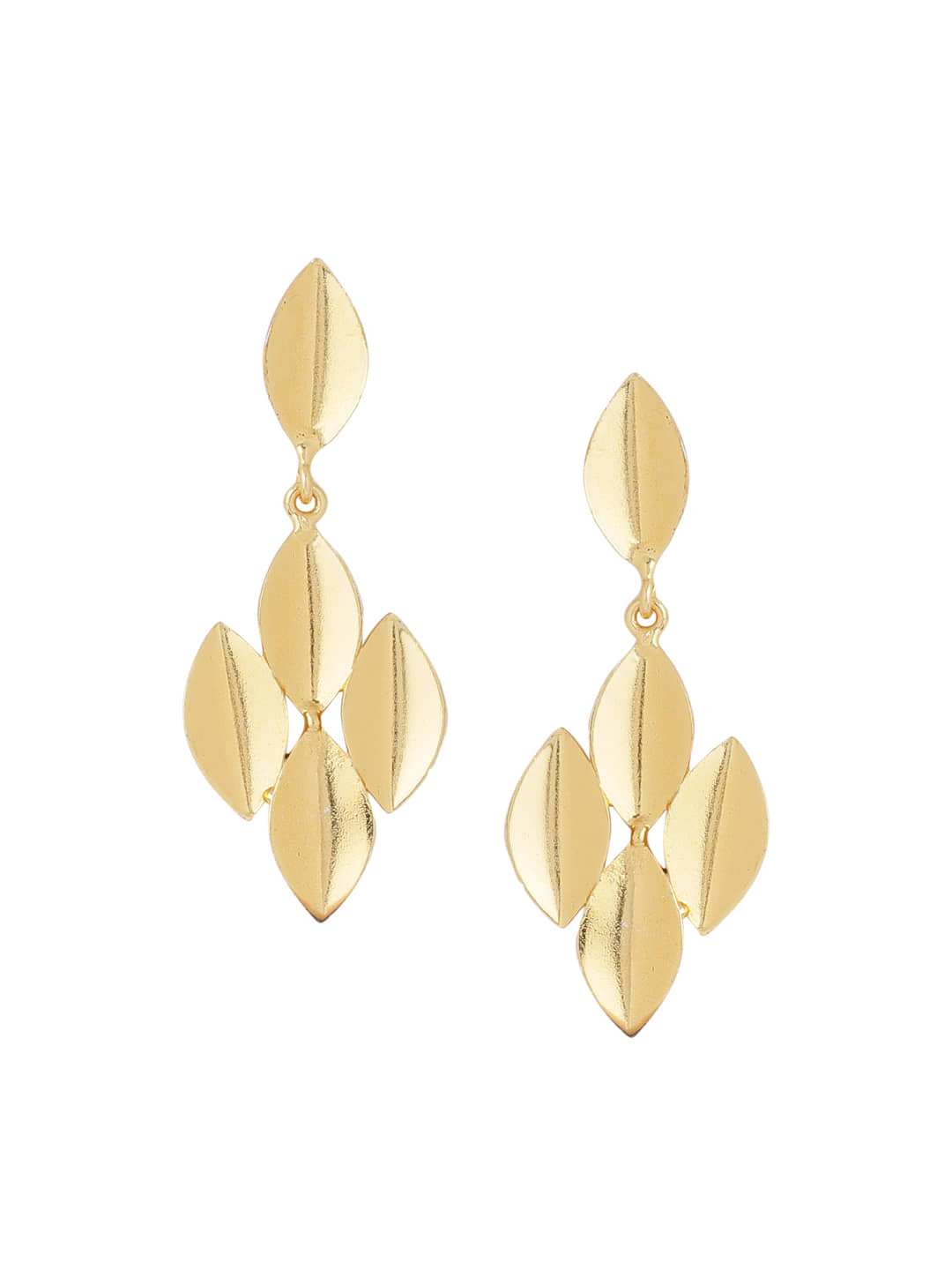 VIRAASI - Gold Danglers Earrings ( Pack of 1 ) - Earrings | Buy online on ZillyBuy