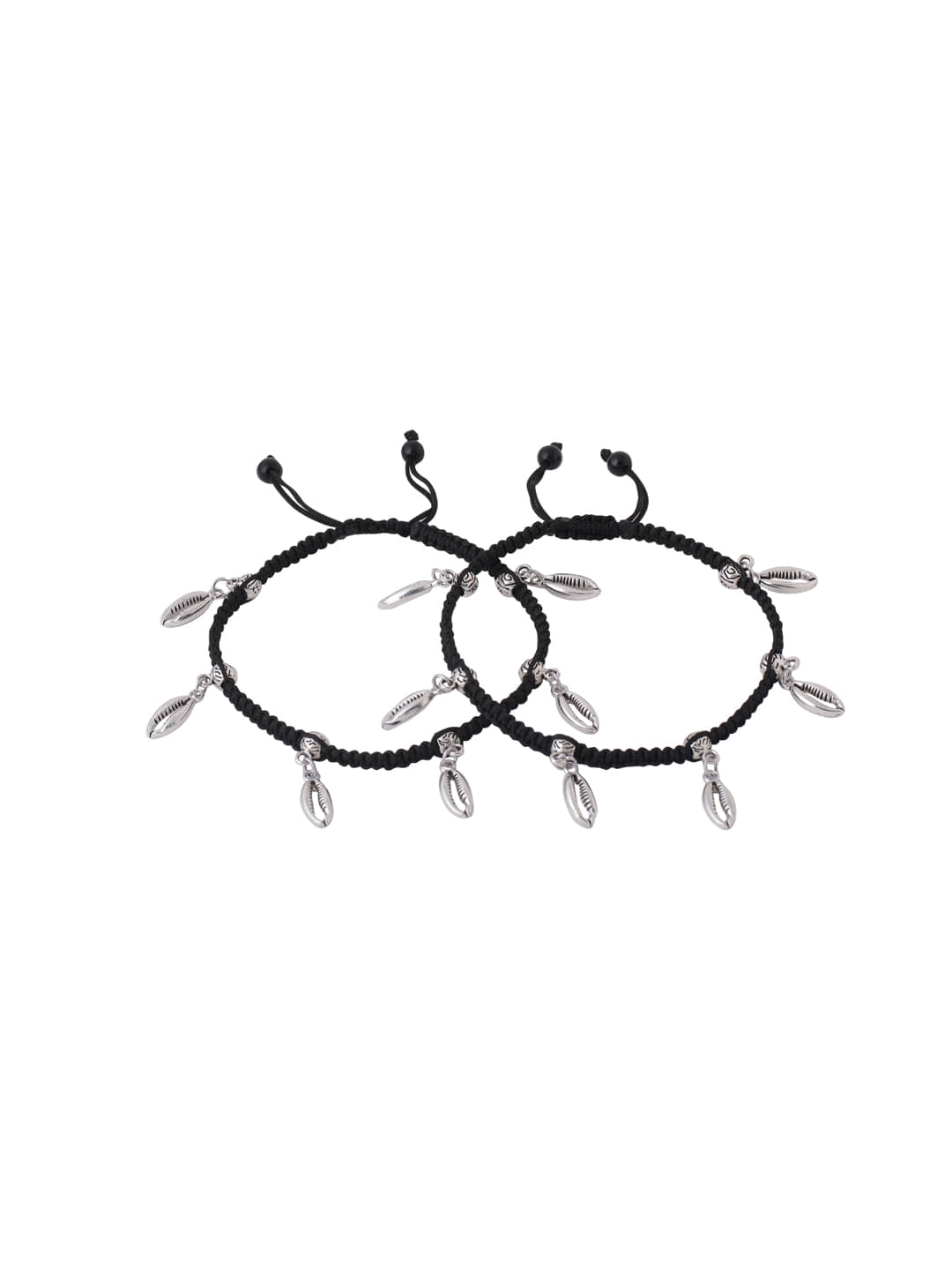 VIRAASI - Silver Anklets ( Pack of 1 ) VIRAASI - Silver Anklets ( Pack of 1 )