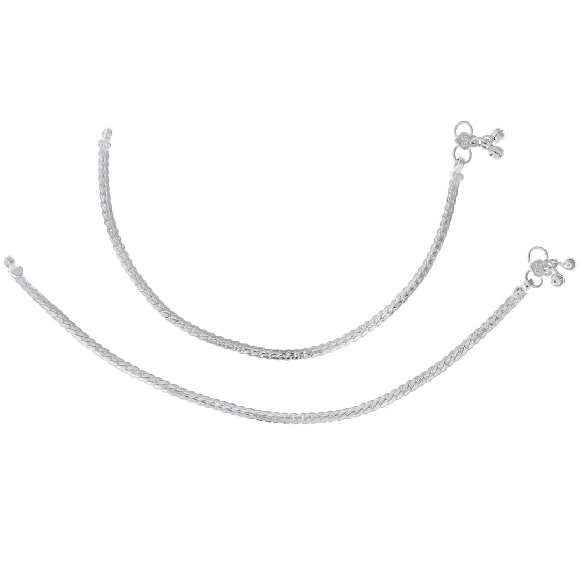 AanyaCentric - Silver Anklets ( Pack of 1 ) - Anklets | Buy online on ZillyBuy