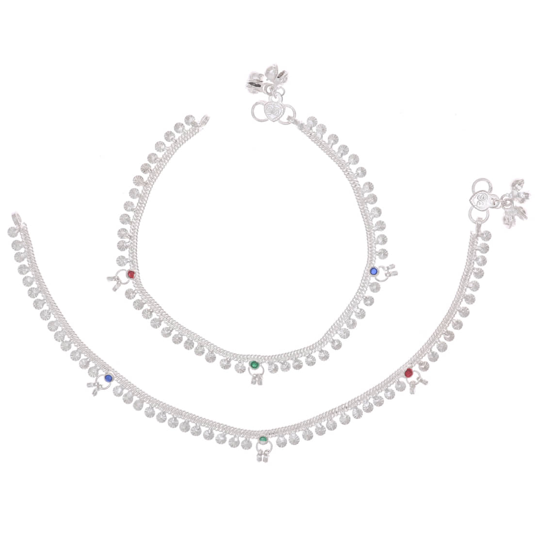 AanyaCentric - Silver Anklets ( Pack of 1 ) - Anklets | Buy online on ZillyBuy