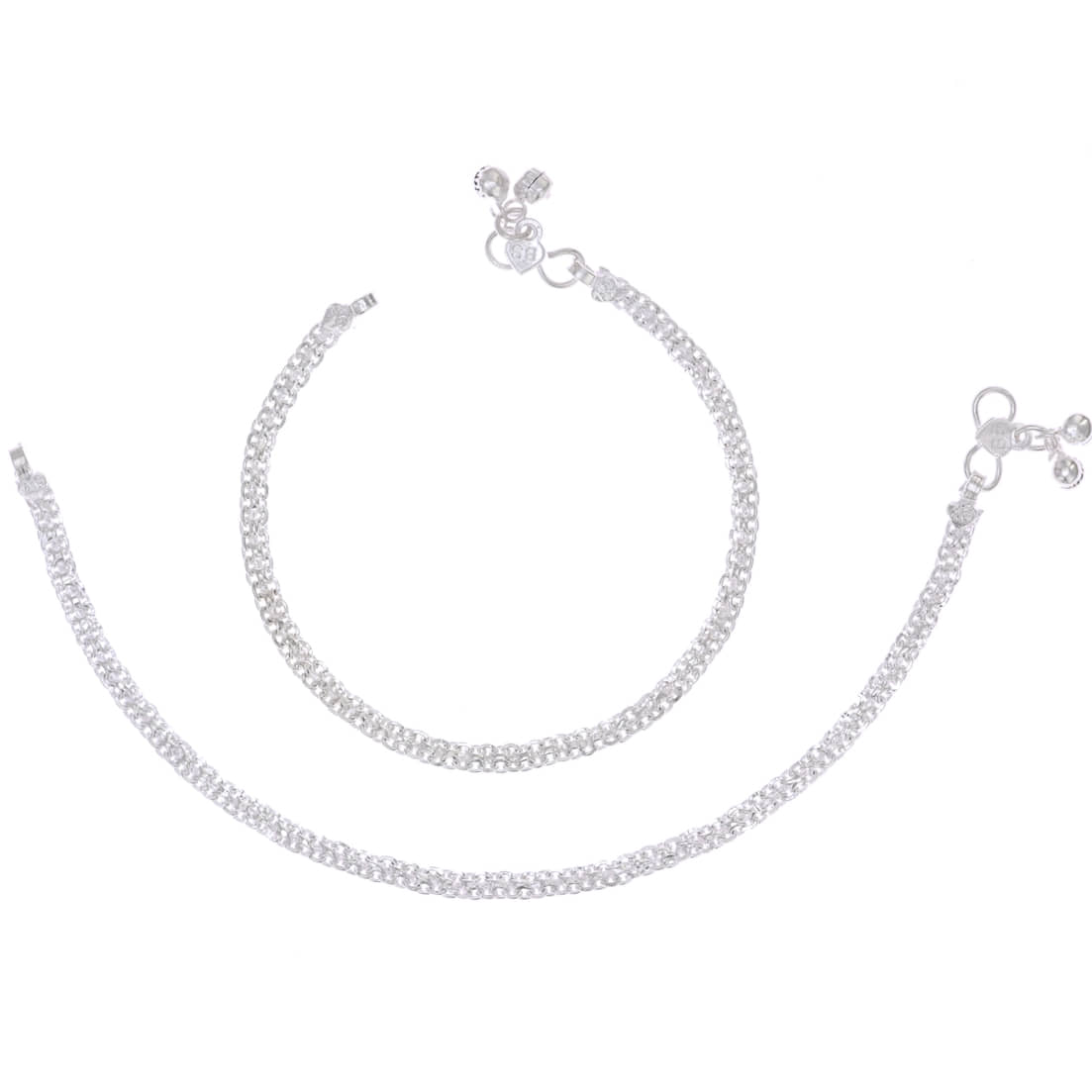 AanyaCentric - Silver Anklets ( Pack of 1 ) - Anklets | Buy online on ZillyBuy