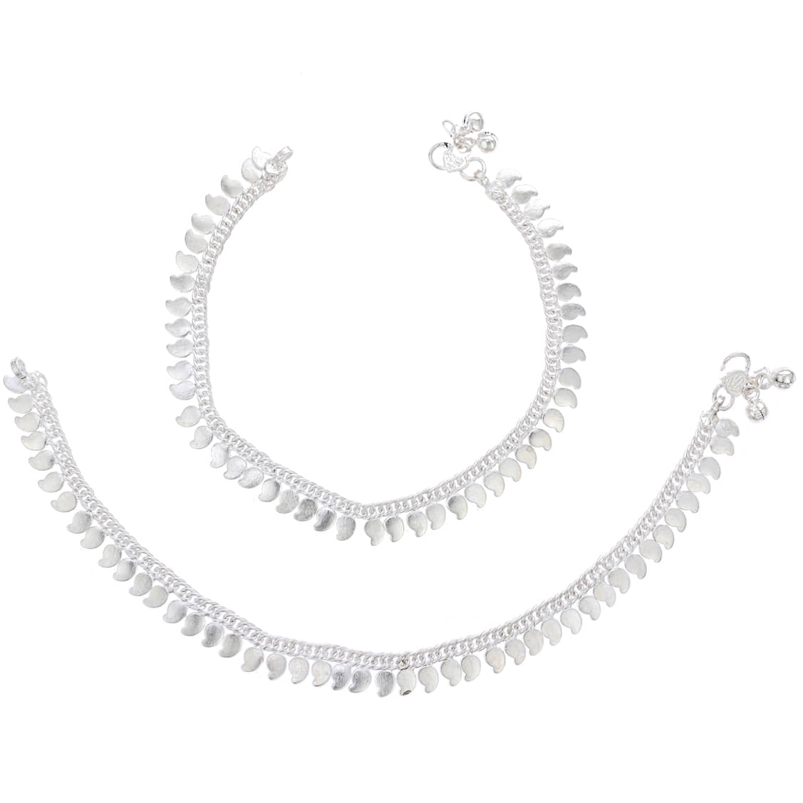 AanyaCentric - Silver Anklets ( Pack of 1 ) - Anklets | Buy online on ZillyBuy