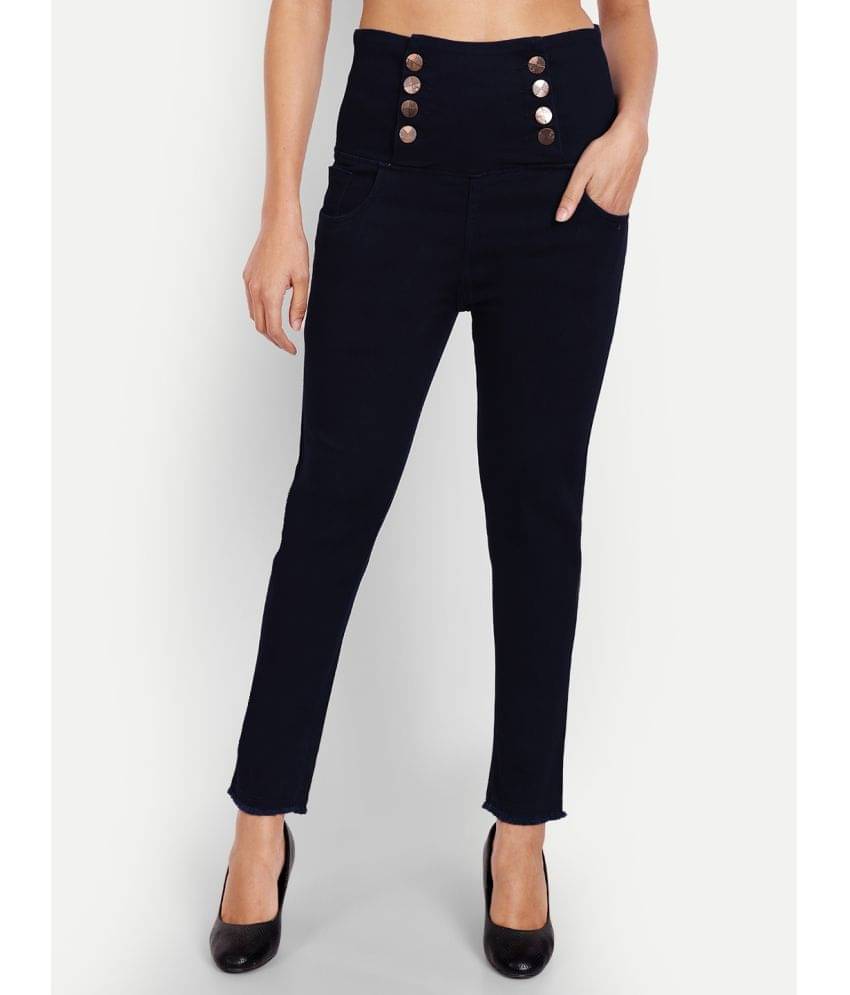     			AngelFab - Navy Blue Denim Skinny Fit Women's Jeans ( Pack of 1 )