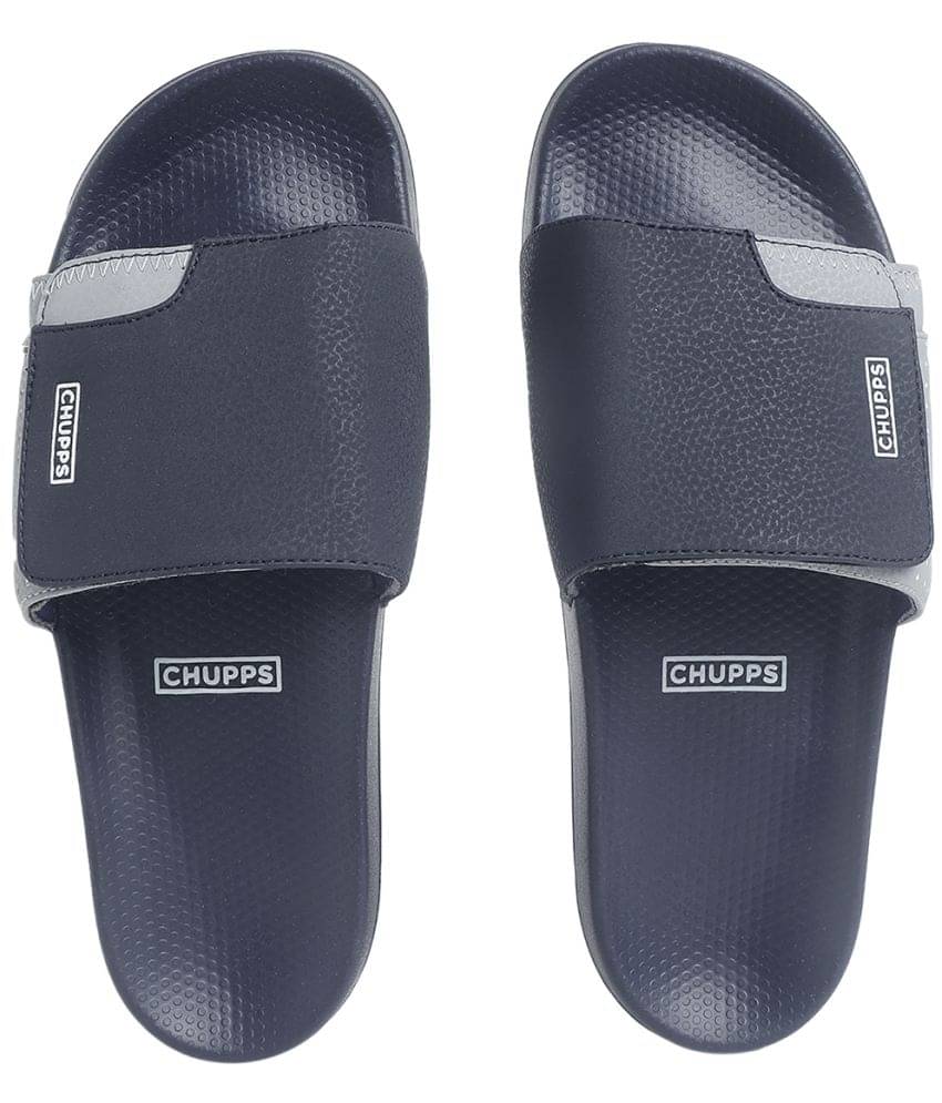     			CHUPPS - Light Grey Men's Slide Flip Flop