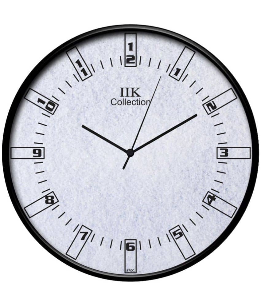 IIK COLLECTION - Circular Analog Wall Clock