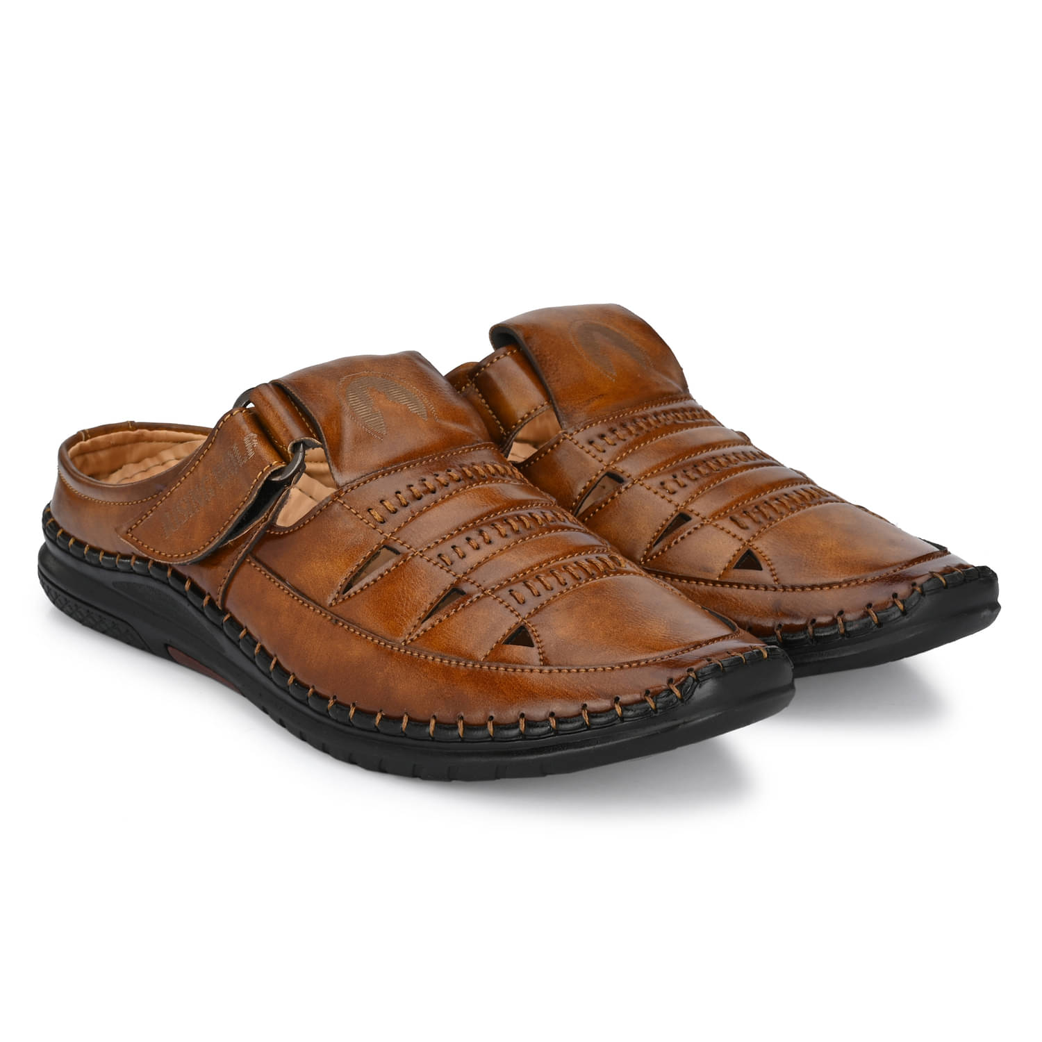    			Rising Wolf - Tan Men's Sandals