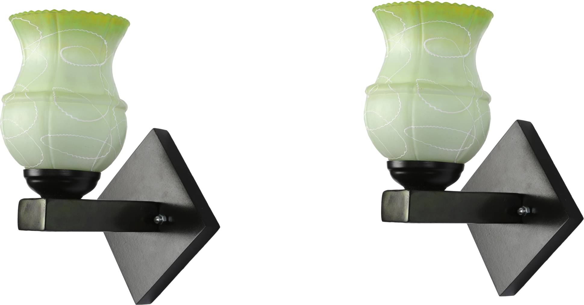     			Somil - Green Wallchiere ( Pack of 2 )