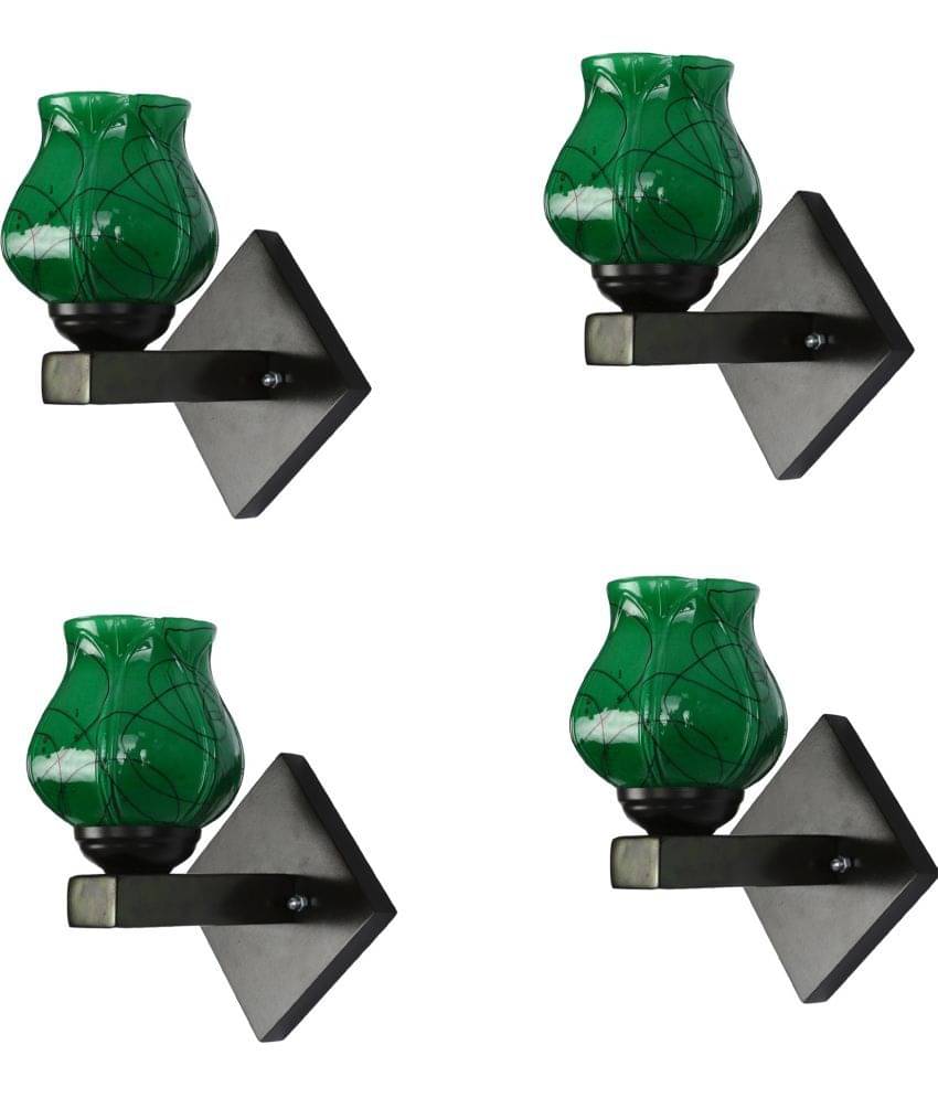 Somil - Green Wallchiere ( Pack of 4 ) Somil - Green Wallchiere ( Pack of 4 )