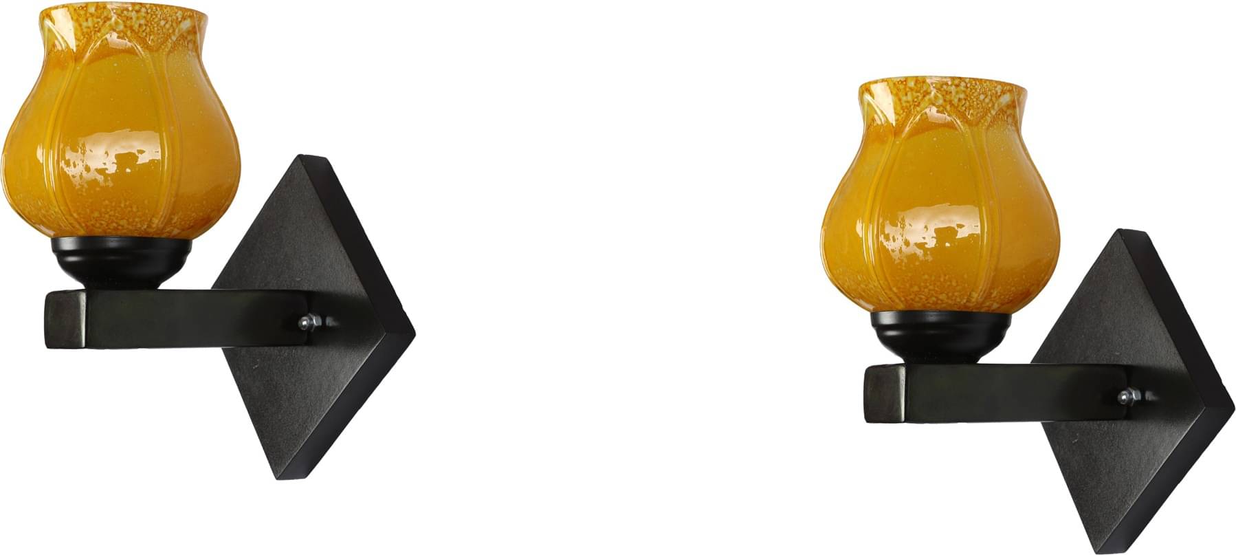 Somil - Yellow Wallchiere ( Pack of 2 ) Somil - Yellow Wallchiere ( Pack of 2 )
