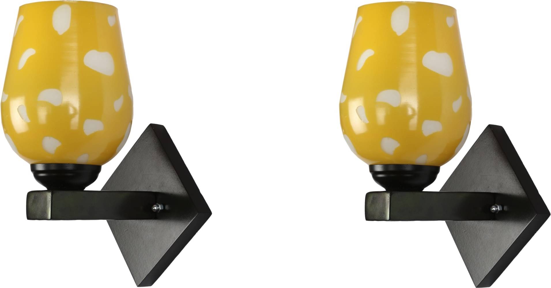 Somil - Yellow Wallchiere ( Pack of 2 ) Somil - Yellow Wallchiere ( Pack of 2 )