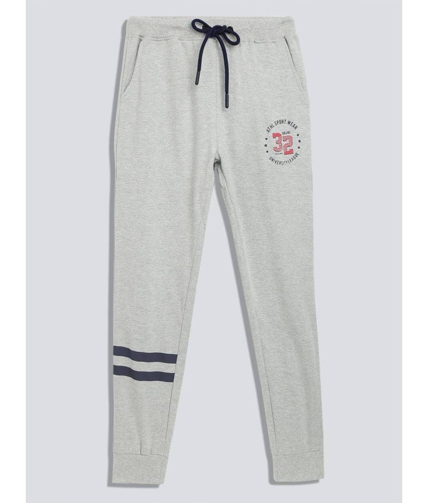     			Urbano Juniors Pack of 1 Boys Cotton Blend Trackpant ( Grey )