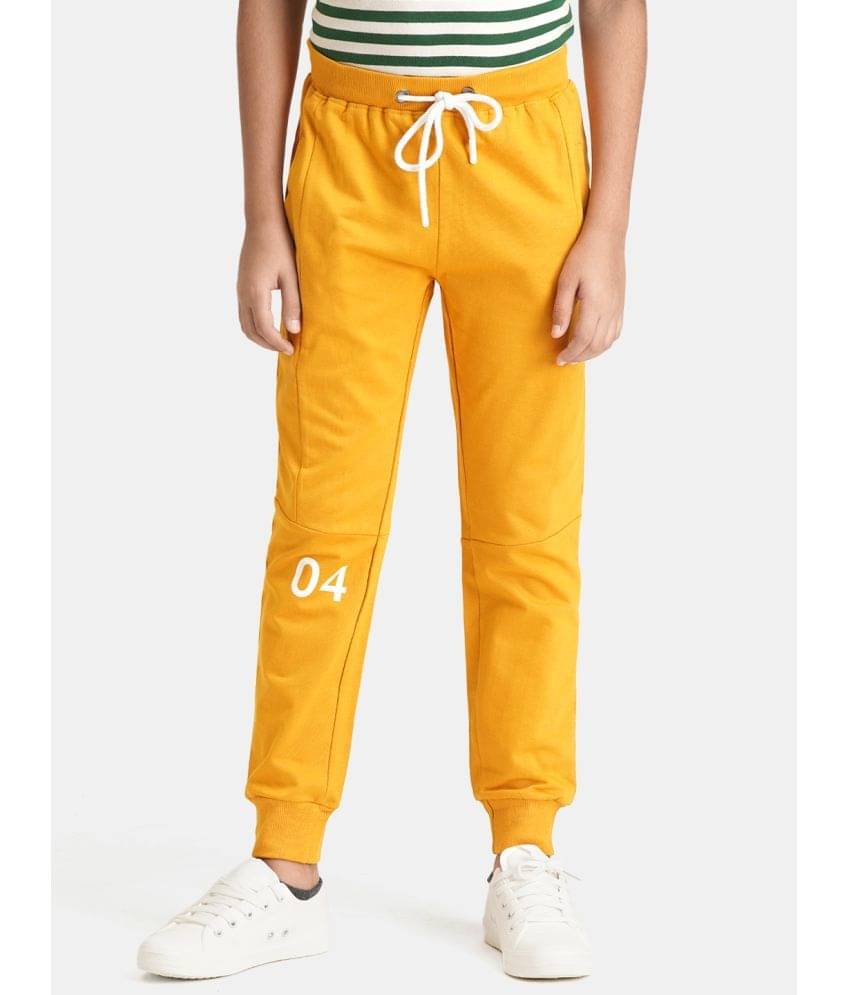    			Urbano Juniors Pack of 1 Boys Cotton Blend Trackpant ( Orange )