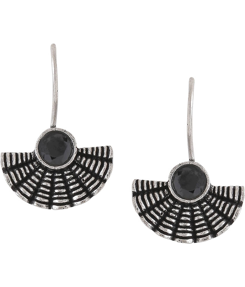 VIRAASI - Black Danglers Earrings ( Pack of 1 ) - Earrings | Buy online on ZillyBuy