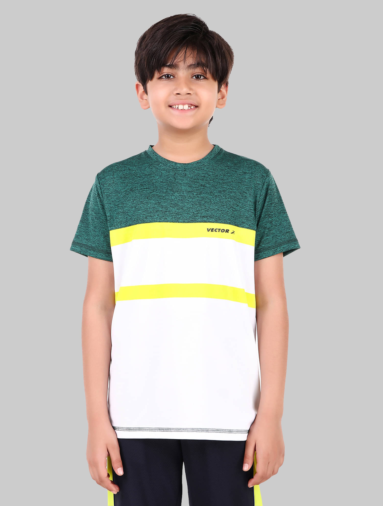     			Vector X Pack of 1 Boys Polyester T-Shirt ( Green )