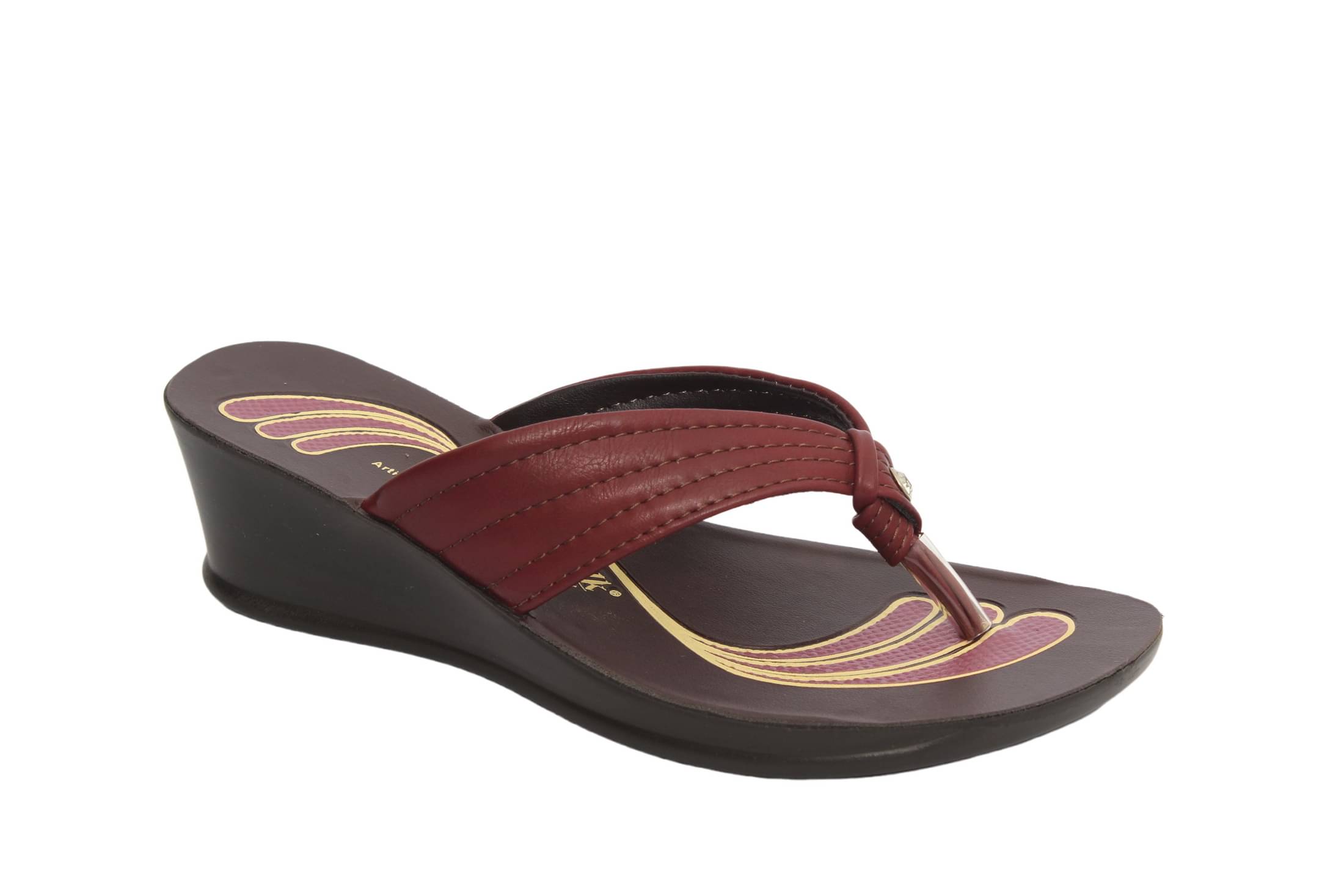     			Aerowalk - Maroon Women's Slip On Heels