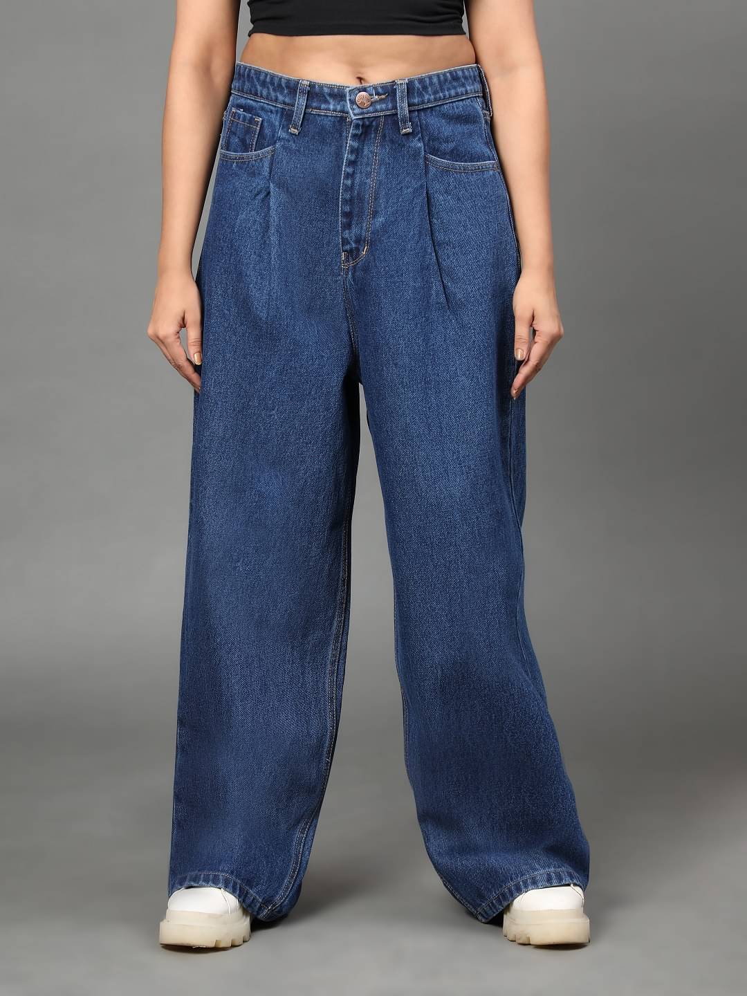     			AngelFab - Blue Denim Flared Women's Jeans ( Pack of 1 )