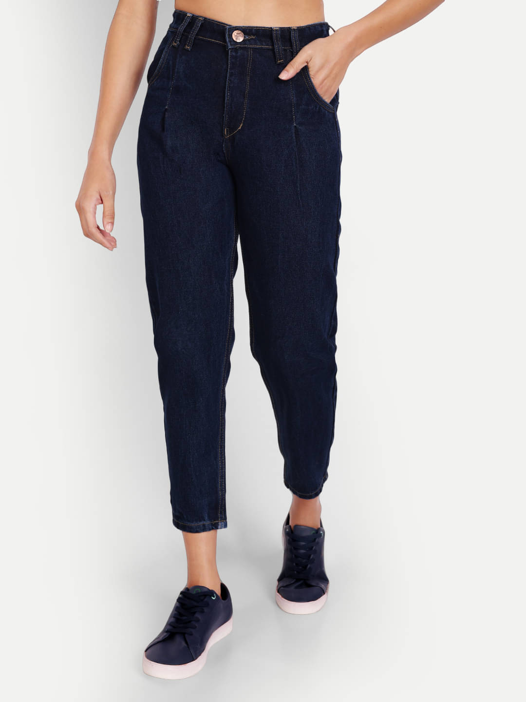    			AngelFab - Blue Denim Straight Fit Women's Jeans ( Pack of 1 )