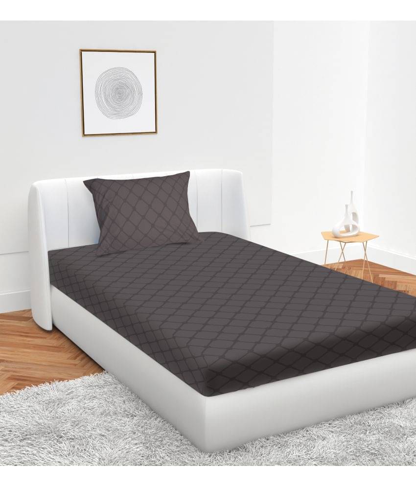     			Apala Microfiber Single Bedsheet ( Grey )