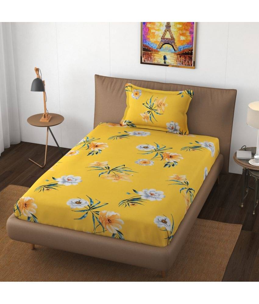 Apala Microfiber Single Bedsheet ( Yellow ) Apala Microfiber Single Bedsheet ( Yellow )