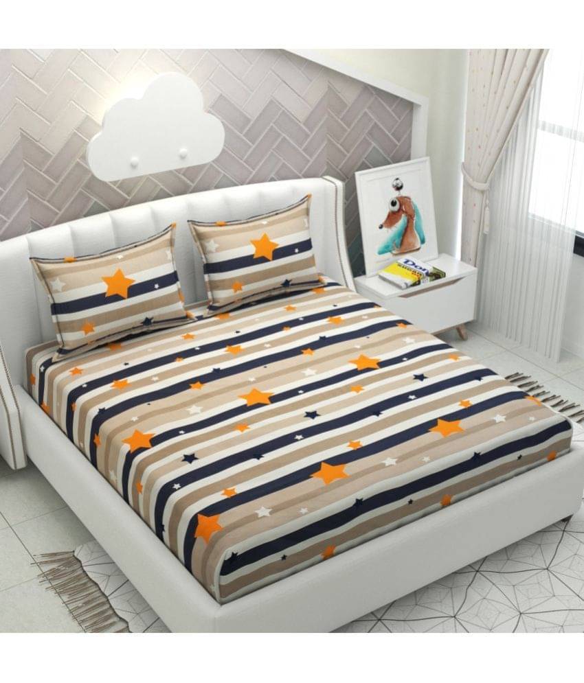     			Apala Microfiber Double Bedsheet ( White )
