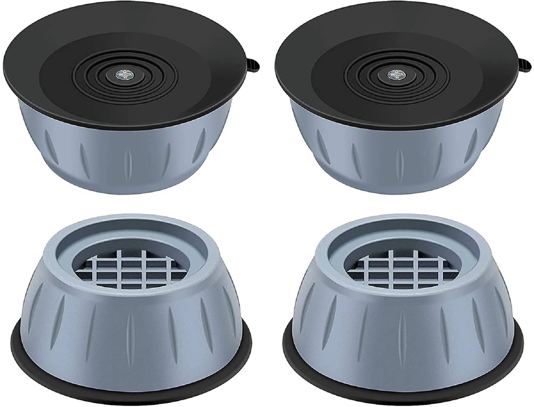 PVC All in 1 Almirah,Wardrobe, Refrigerator Stand, Washing Machine Stand 4 pieces (set of 1)