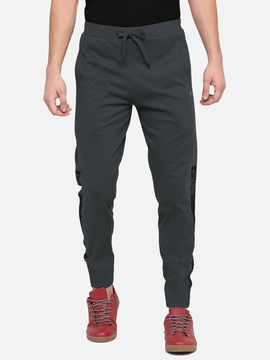 BULLMER - Grey Polyester Men's Trackpants ( Pack of 1 )     			BULLMER - Grey Polyester Men's Trackpants ( Pack of 1 )