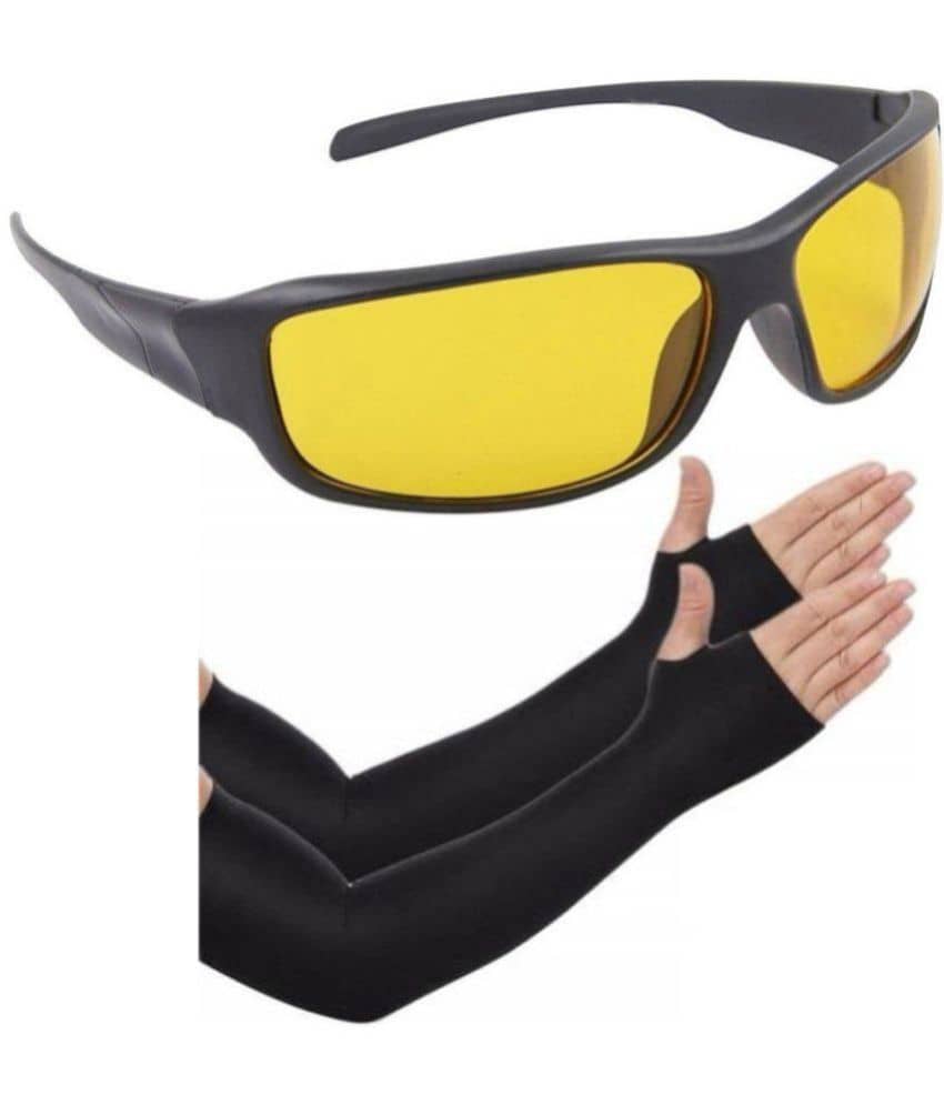 Bentag - Black Solid Riding Sleeves ( Single Set )