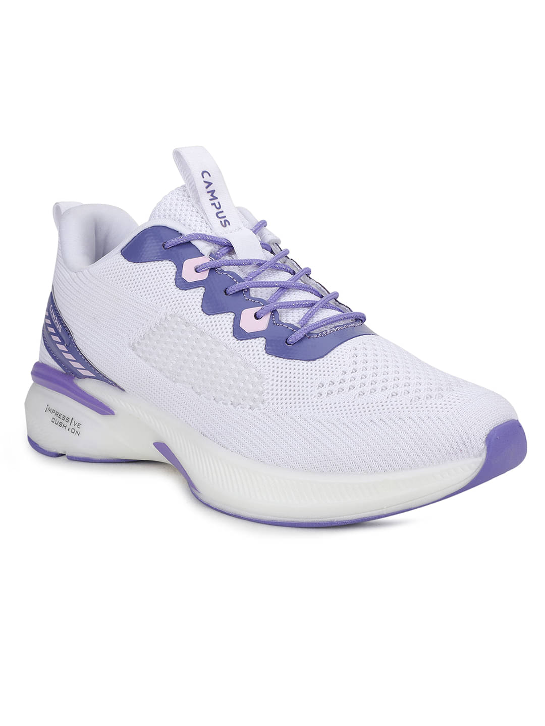     			Campus - White Women's Running Shoes
