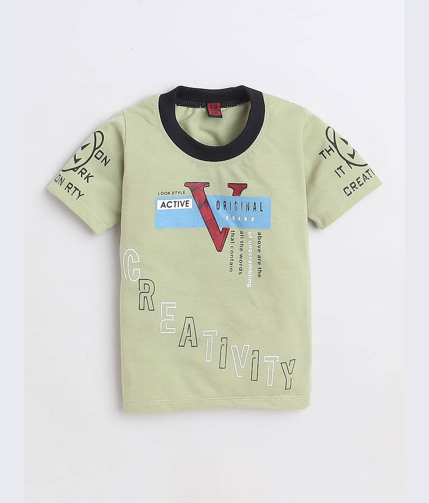 Fourfolds Pack of 3 Boys Cotton T-Shirt & Shorts Set ( Pink )