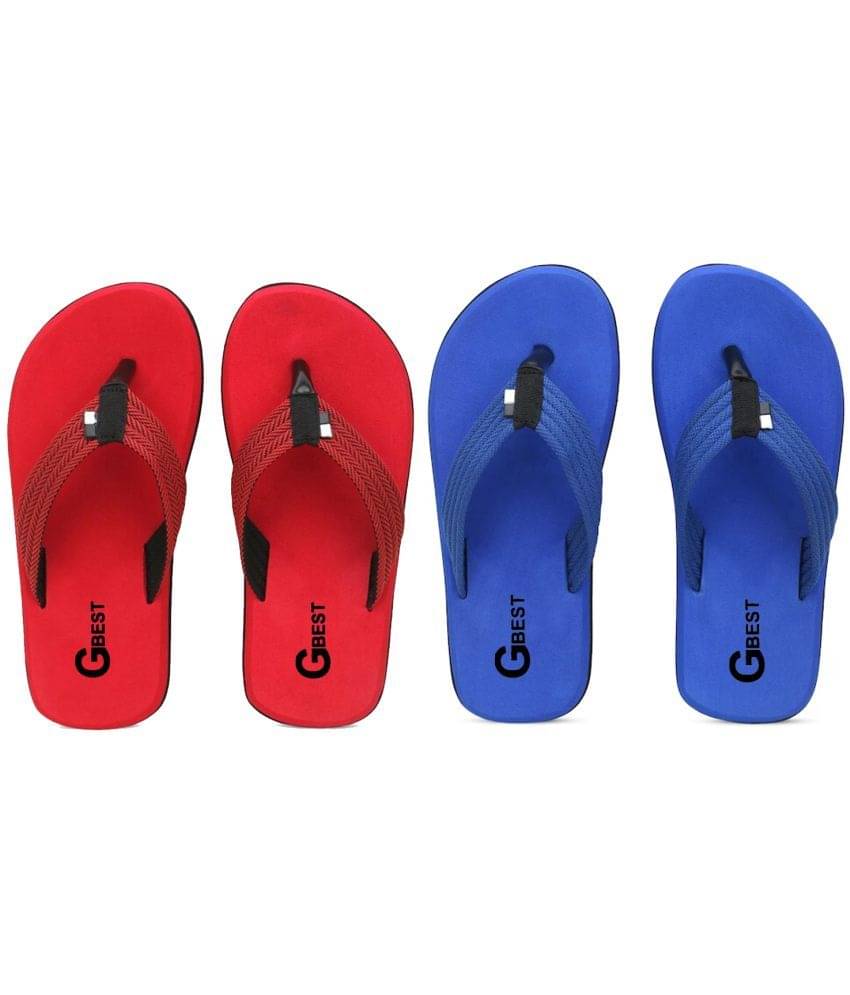     			GBest Multicolor Men's Combo Slipper