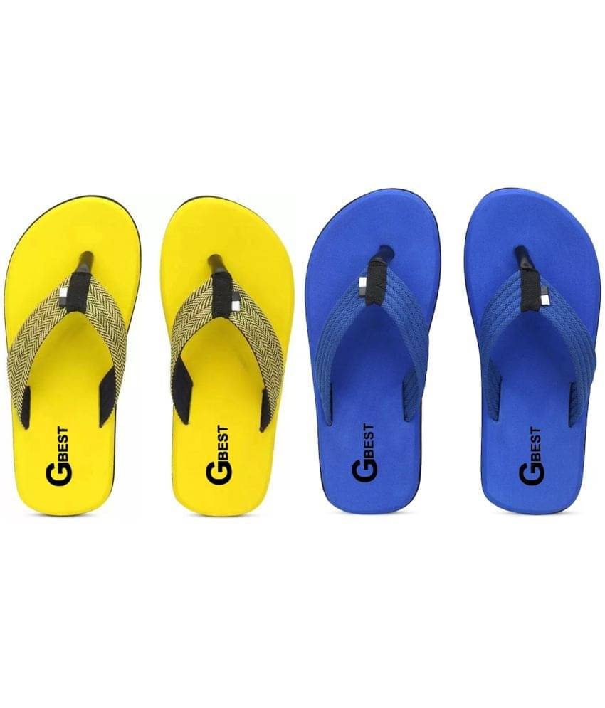     			GBest Multicolor Men's Combo Slipper