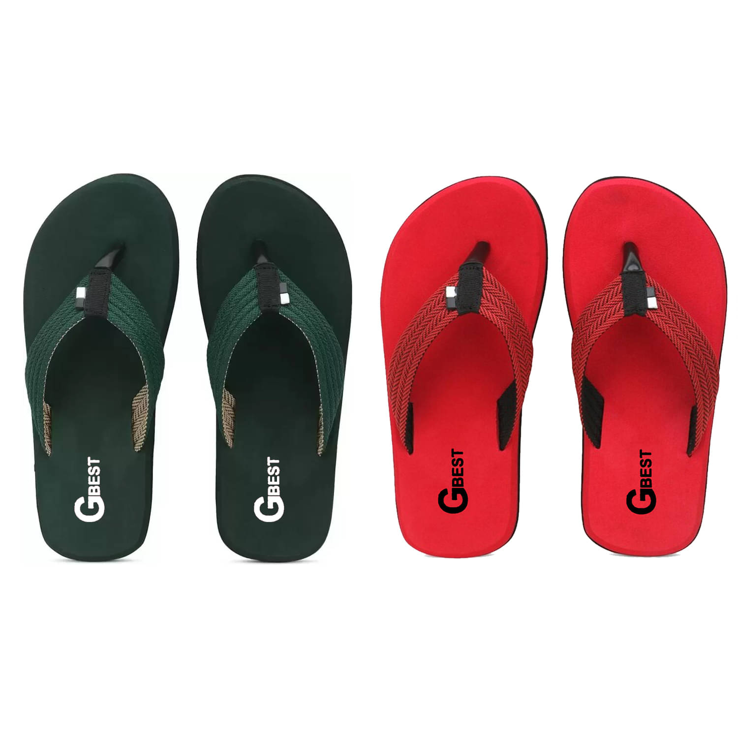     			GBest Multicolor Men's Combo Slipper