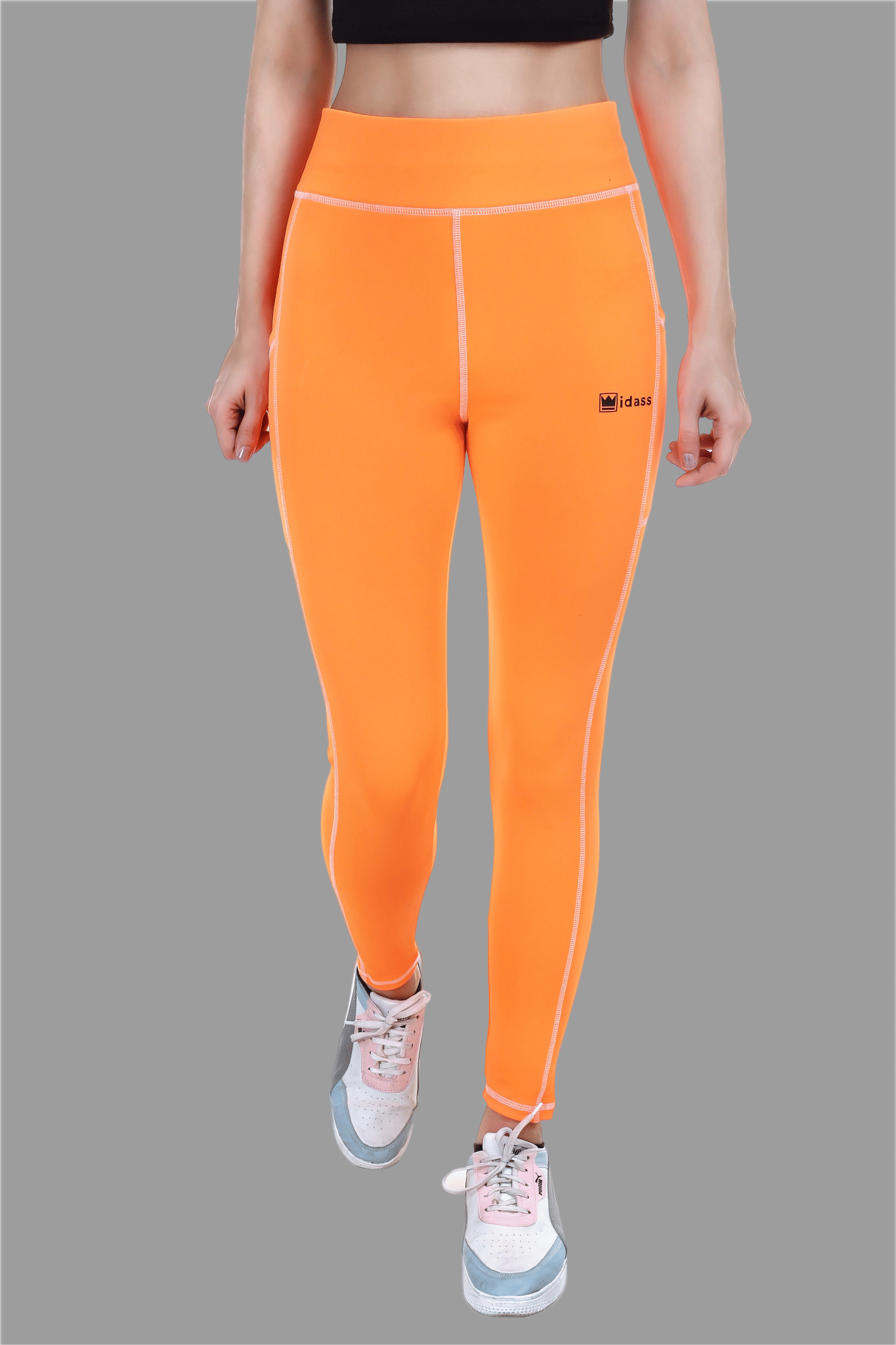     			IDASS - Lycra Slim Fit Orange Women's Jeggings ( Pack of 1 )