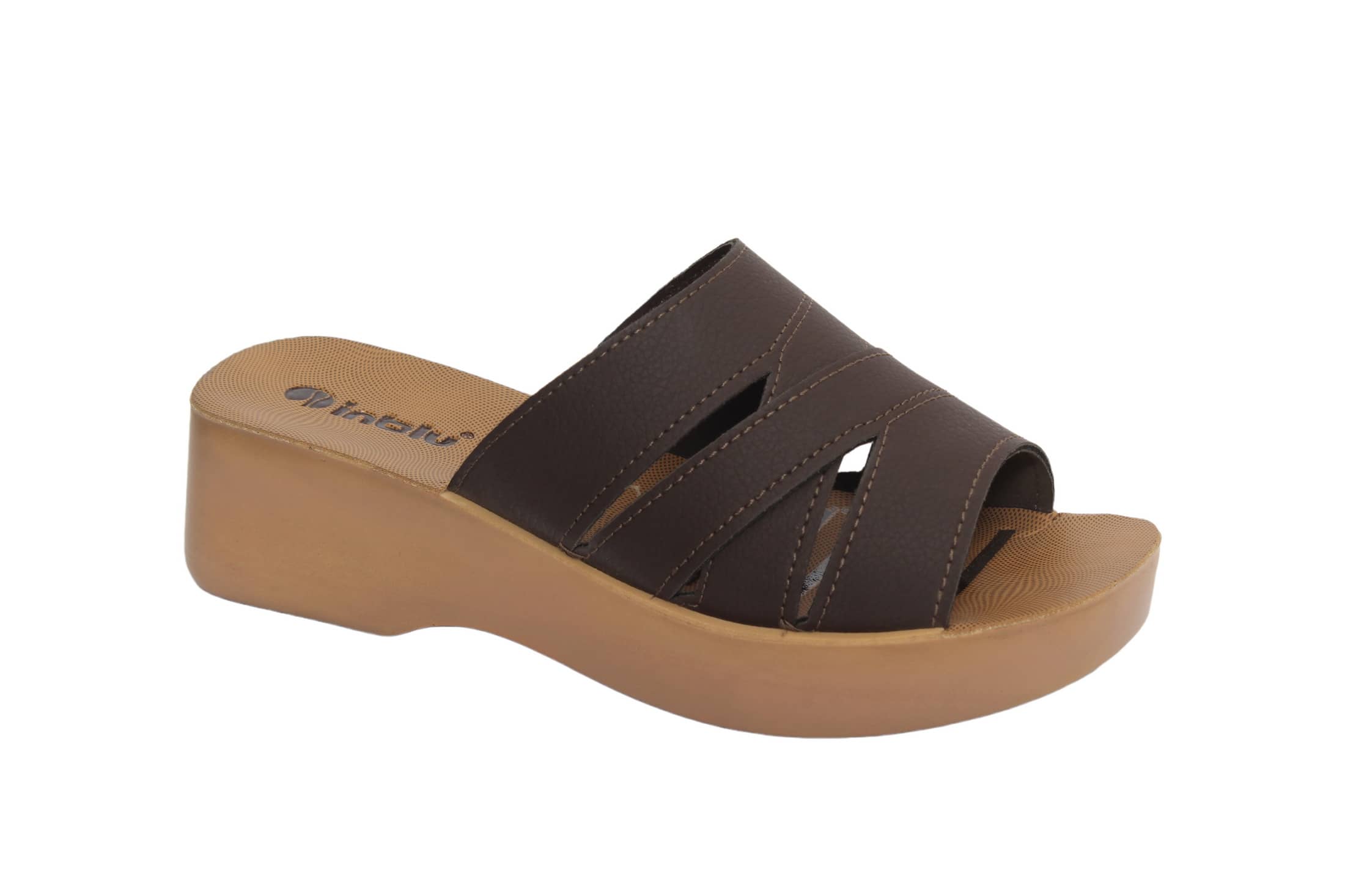 Inblu - Brown Women's Slip On Heels - Heels | Buy online on ZillyBuy