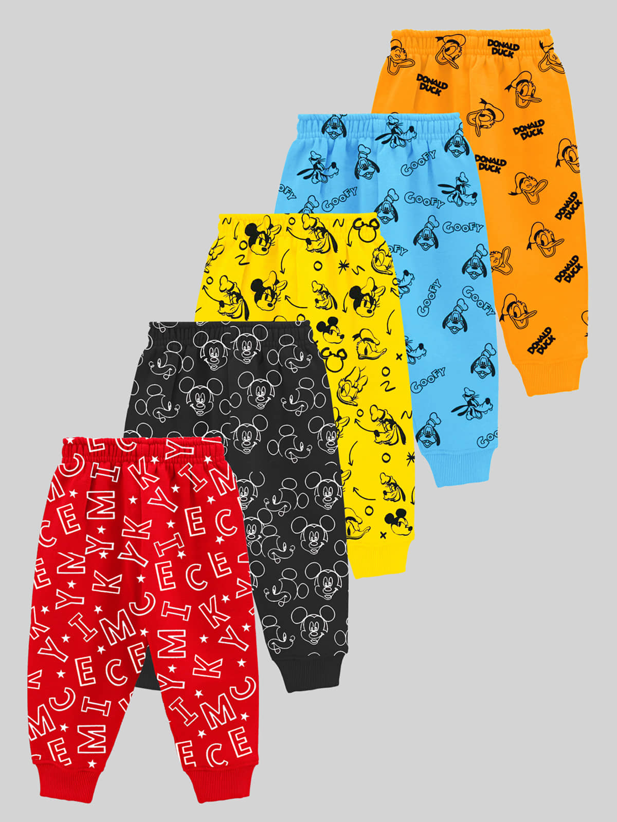 Kuchipoo Pack of 5 Cotton Three-Fourth For Baby Boys ( Multicolor ) - Shorts | Buy online on ZillyBuy