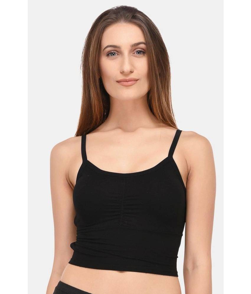     			PrettyCat Cotton Blend Lightly Padded Women's Shaping Bra ( Black )
