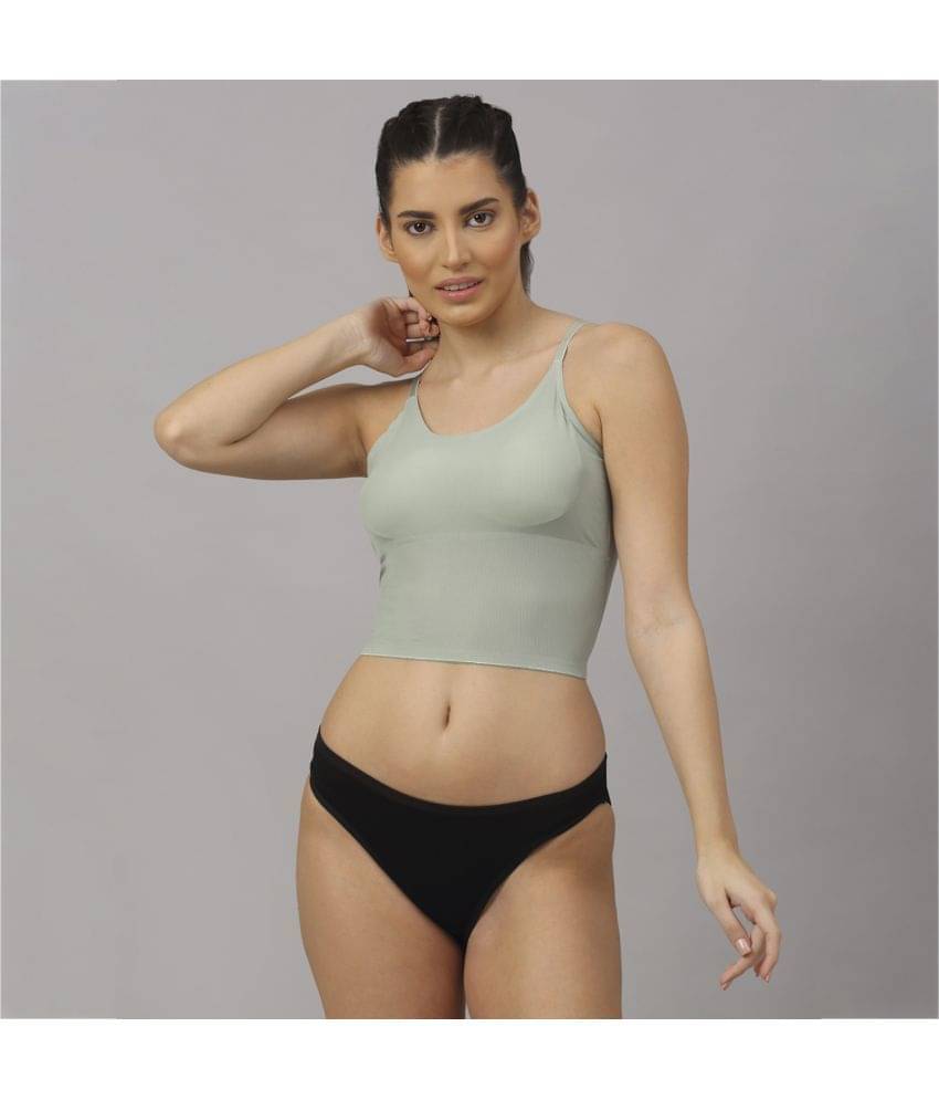 PrettyCat Polyester Women's Bra & Panty Set ( Green )     			PrettyCat Polyester Women's Bra & Panty Set ( Green )