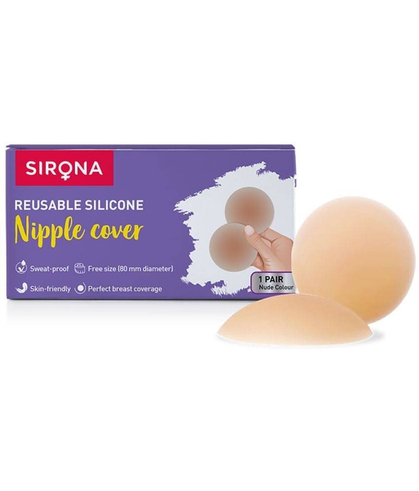 Sirona Reusable and Invisible Silicon Nipple Covers for Women | Adhesive Silicone Breast Pads Sirona Reusable and Invisible Silicon Nipple Covers for Women | Adhesive Silicone Breast Pads