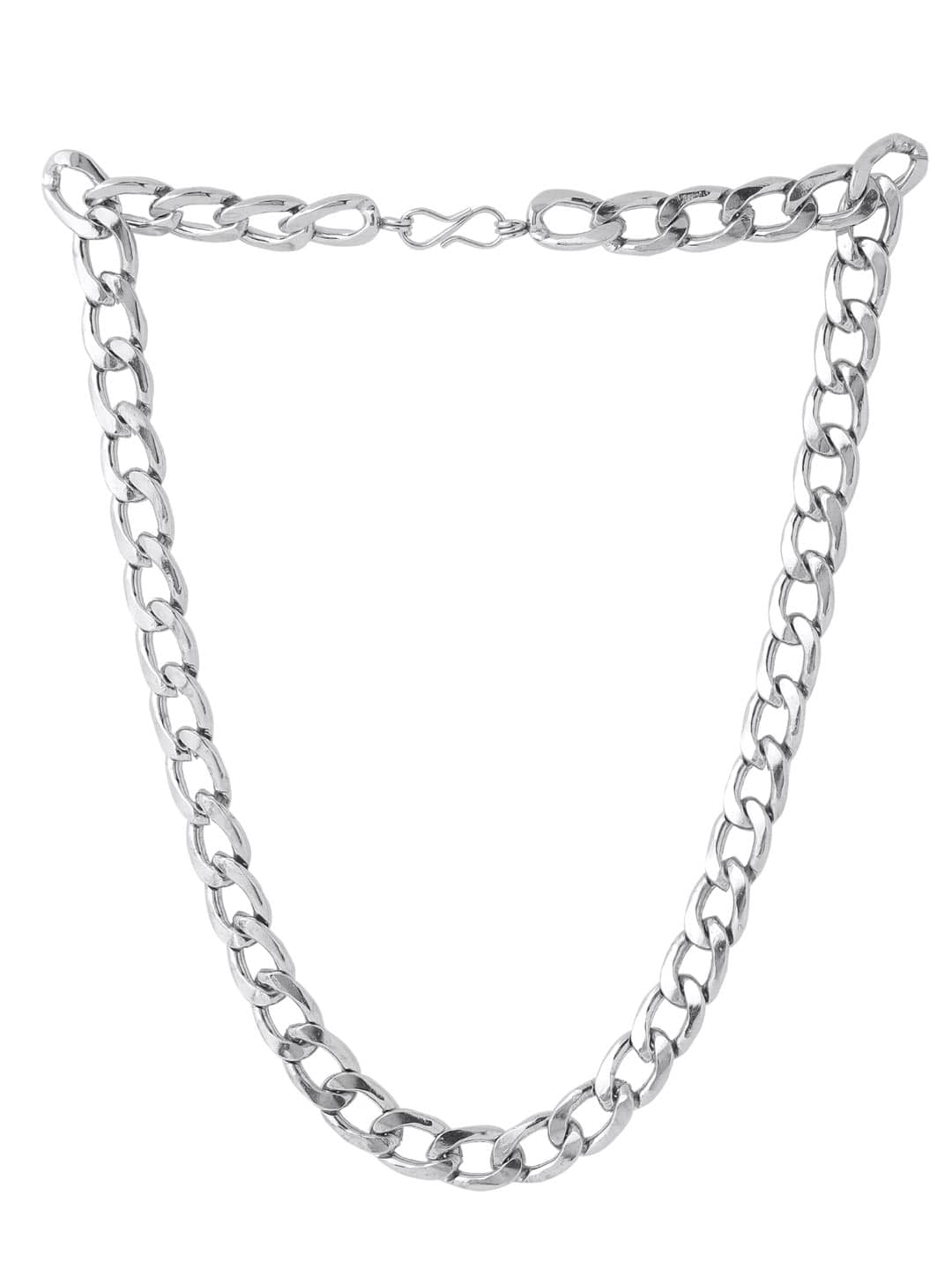 VIRAASI - Silver Plated Brass Chain ( Pack of 1 )