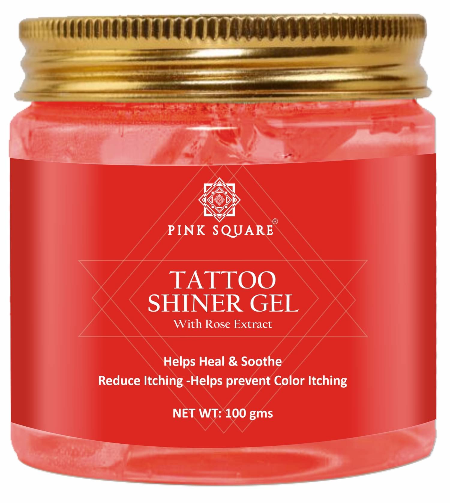 pink square Tattoo Shiner Gel With Rose Extract Permanent Body Tattoo pink square Tattoo Shiner Gel With Rose Extract Permanent Body Tattoo