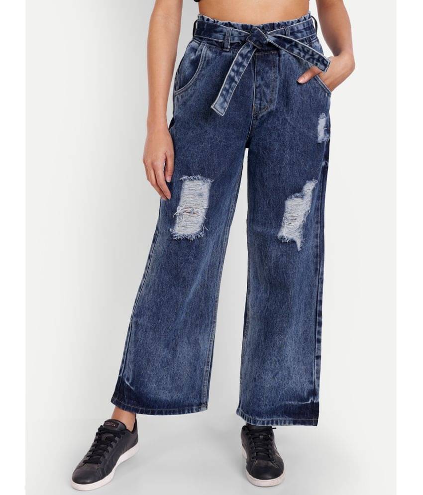     			AngelFab - Blue Denim Flared Women's Jeans ( Pack of 1 )