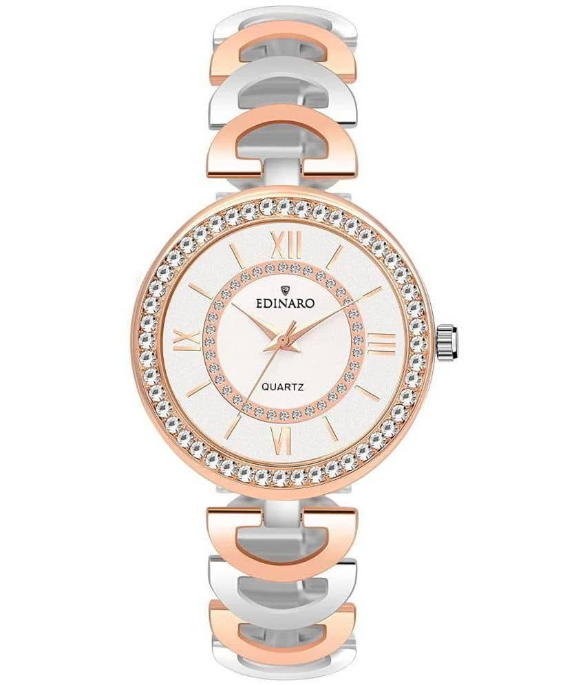 EDINARO - Multicolor Stainless Steel Analog Womens Watch