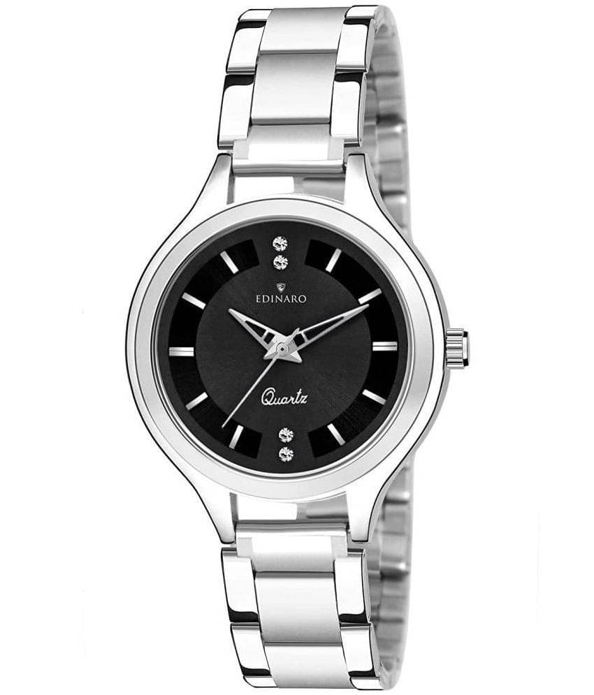     			EDINARO - Silver Stainless Steel Analog Womens Watch