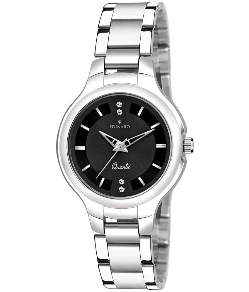 EDINARO - Silver Stainless Steel Analog Womens Watch
