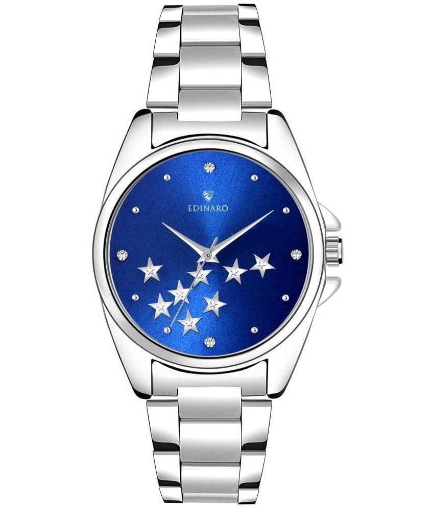     			EDINARO - Silver Stainless Steel Analog Womens Watch