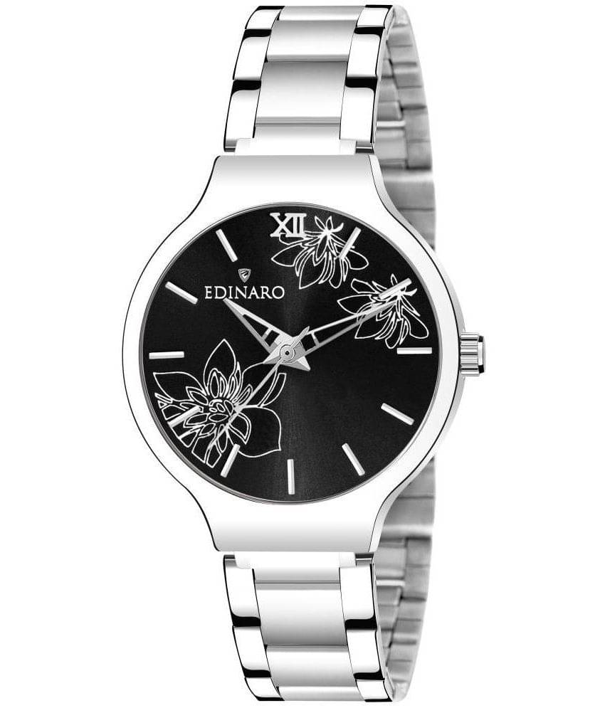     			EDINARO - Silver Stainless Steel Analog Womens Watch