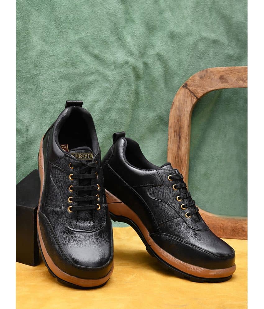 Enrich Field Mid Ankle Black Safety Shoes