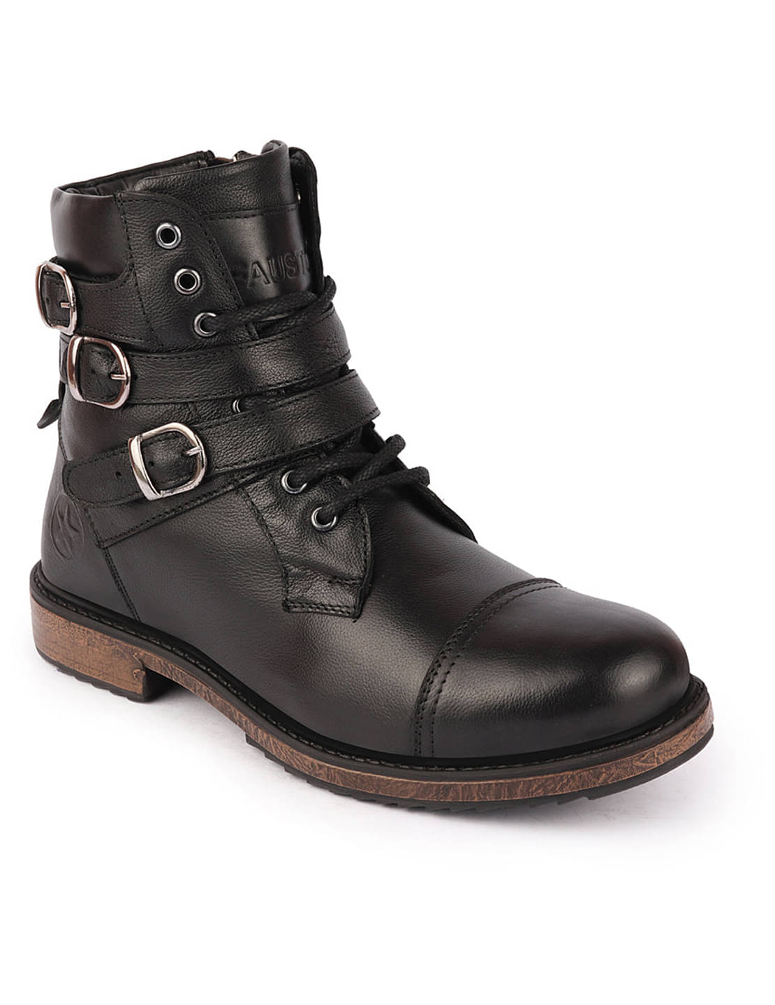     			Fausto - Black Men's Casual Boots