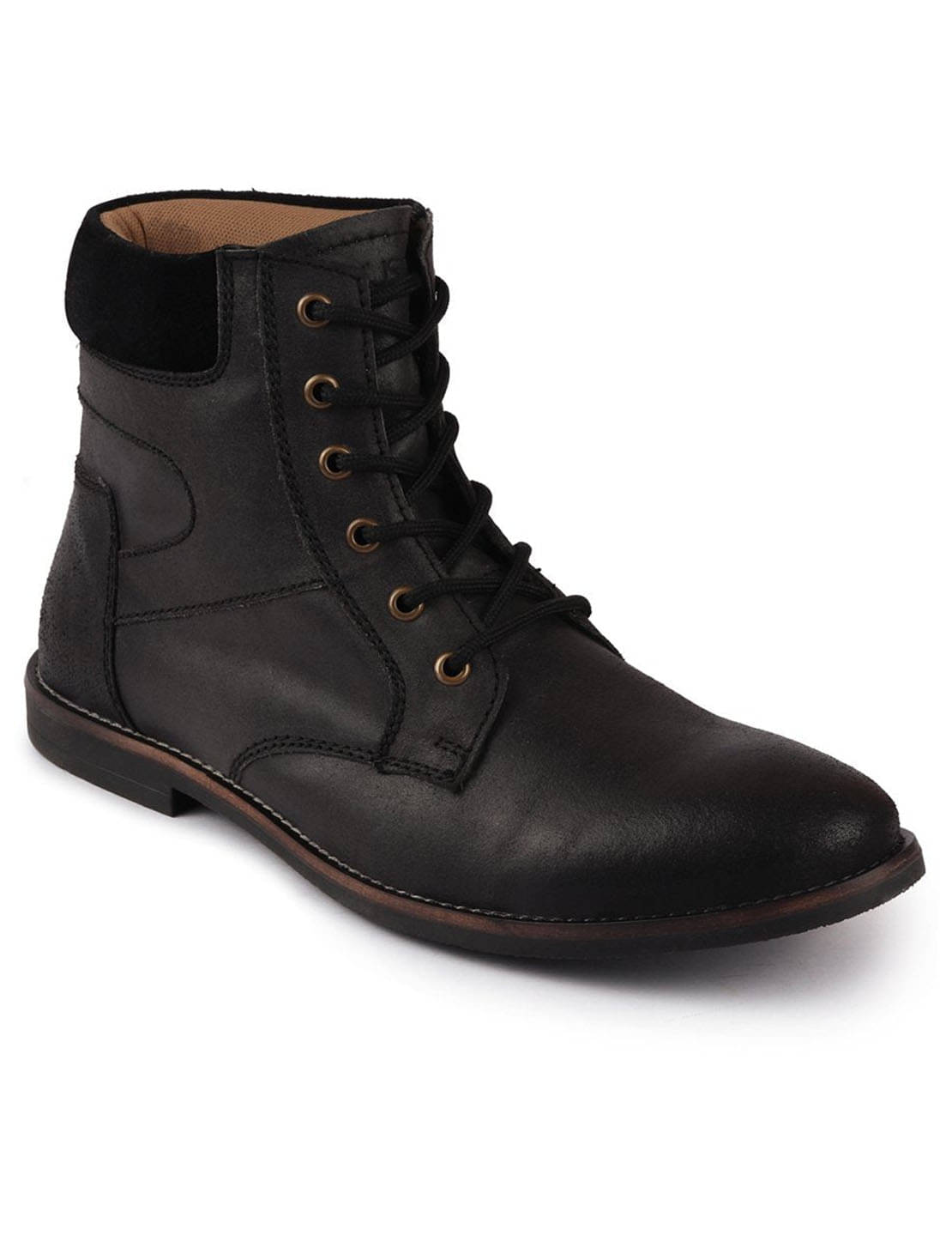     			Fausto - Black Men's Casual Boots